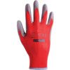 Mechanical Hazard Gloves, Red/Grey, Nylon Liner, Polyurethane Coating, EN388: 2003, 4, 1, 2, 1, Size 8 thumbnail-1