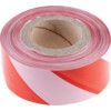 Non-Adhesive Barrier Tape, PVC, Red/White, 75mm x 500m thumbnail-2
