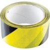 Adhesive Hazard Tape, PVC, Yellow/Black, 50mm x 33m thumbnail-2