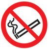 No Smoking Vinyl Symbol Sign 100mm x 100mm thumbnail-0