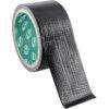 Duct Tape, Polyethylene Coated Cloth, Black, 50mm x 10m thumbnail-2