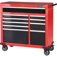 Roller Cabinet, Classic - Extra Wide, Red, Steel, 10-Drawers, 1080 x 1067 x 458mm, 280kg Capacity