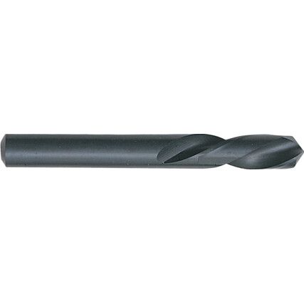 S100, Stub Drill, 2.8mm, High Speed Steel, Black Oxide