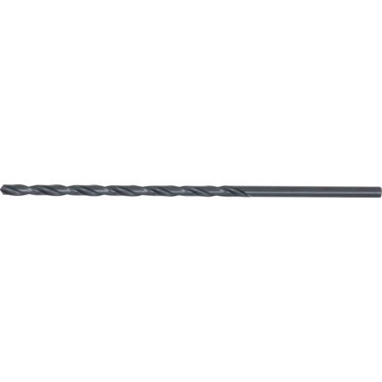 L100, Long Series Drill, 3.3mm, Long Series, Straight Shank, High Speed Steel, Steam Tempered