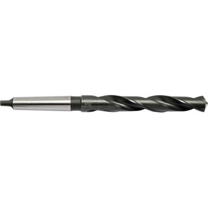 T100, Taper Shank Drill, MT2, 20mm, High Speed Steel, Standard Length