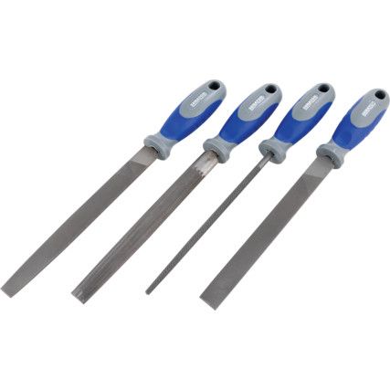 200mm (8") 4 Piece Assorted Cut Engineers File Set