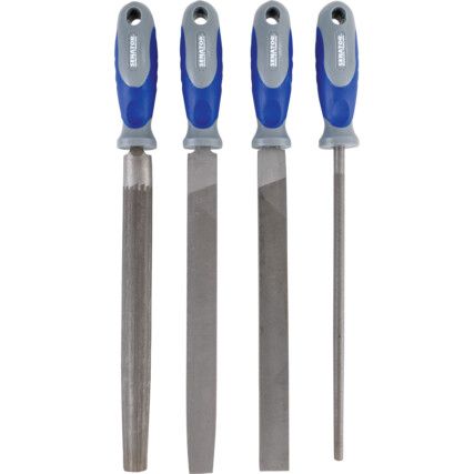 250mm (10") 4 Piece Assorted Cut Engineers File Set