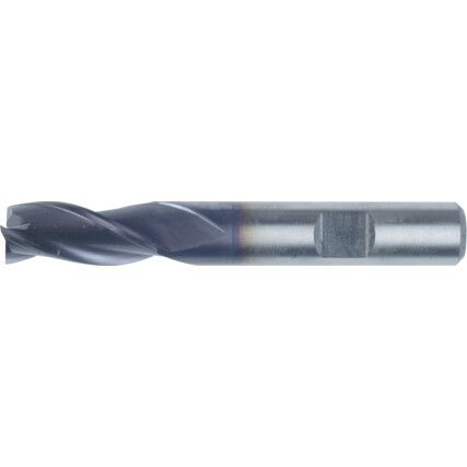 5.00mm Series 06 HSS-Co 8% 3 Flute Weldon Shank Slot Drills - TiALN Coated