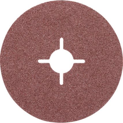 VA113, Fibre Disc, 115 x 22mm, Star Shaped Hole, P60, Aluminium Oxide