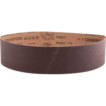 PA631, Coated Belt, 100 x 915mm, P100, Aluminium Oxide