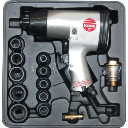 IWS500 Air Impact Wrench, 1/2in. Drive, 380Nm Max. Torque