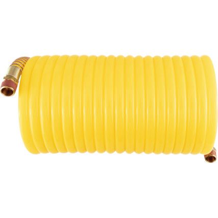 Air Hose, Nylon, Yellow, 7.5m, 9.5mm, 150psi, 70°C