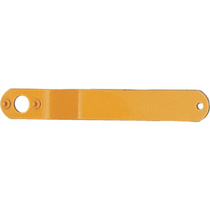 24030, Pin Spanner, Angle Grinder Pin Spanner, Yellow, Closed, 3.4mm
