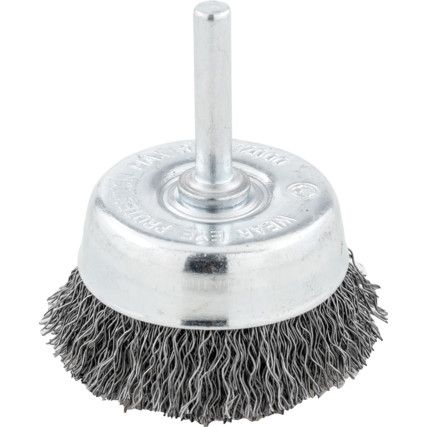 30SWG Shaft Mounted Cup Brush 45 x 10mm