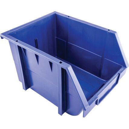 Storage Bins, Plastic, Blue, 214x285x175mm