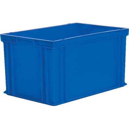 Euro Container, Polypropylene, Blue, 600x400x325mm