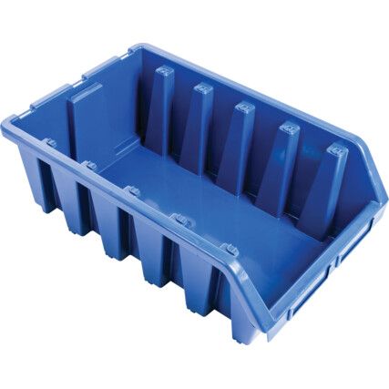 Storage Bins, Plastic, Blue, 330x500x187mm