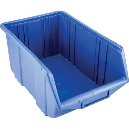 Storage Bins, Plastic, Blue, 220x350x165mm