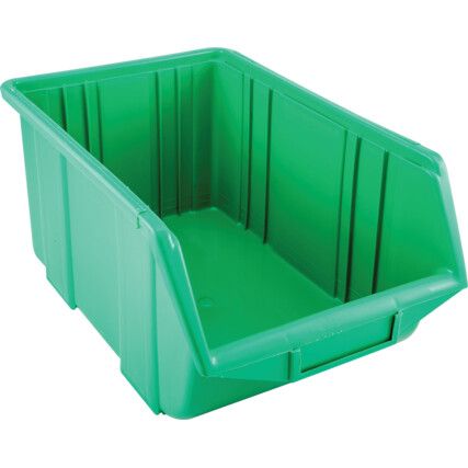 Storage Bins, Plastic, Green, 220x350x165mm