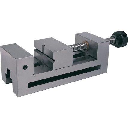 Precision Vice, 100mm, Bolt or Clamp Mount, Fixed Base, Carbon Steel
