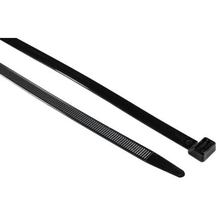 Cable Ties, Black, 12.7x580mm (Pk-100)