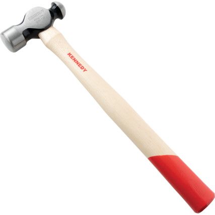 Ball Pein Hammer, 1lb, Wood Shaft, Polished Face