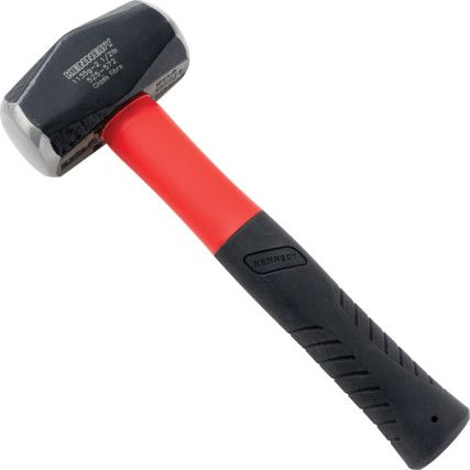 Lump Hammer, 2lb, Fibreglass Shaft, Anti-vibration