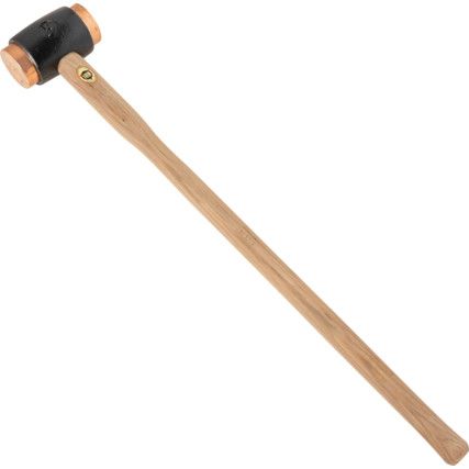 Copper / Rawhide Hammer, 176g, Wood Shaft, Replaceable Head