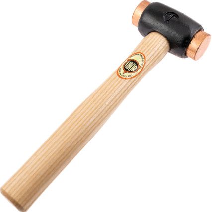 Copper Hammer, 830g, Wood Shaft, Replaceable Head