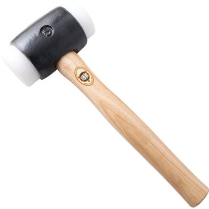 Polyethylene Hammer, 3100g, Wood Shaft, Replaceable Head