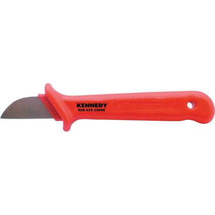 180mm Insulated Cable Knife Straight Blade