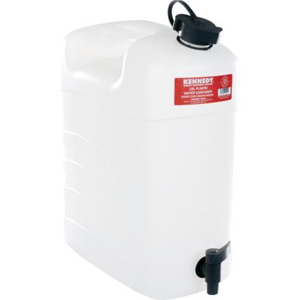 Water Container, 15L, HDPE, Compatible with Water