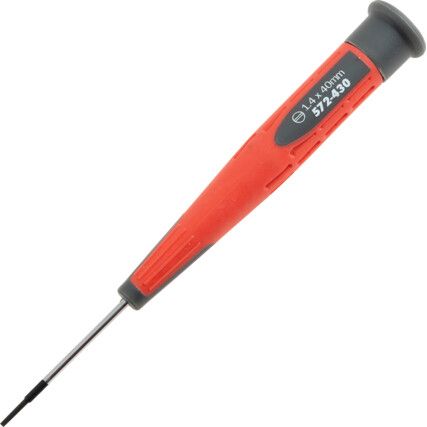Screwdriver Slotted 1.4mm x 40mm