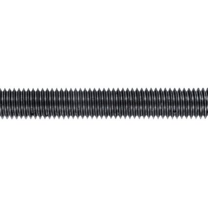 Threaded Rod, Mild Steel Studding, Steel, 4.8, Plain, M12 x 1000mm
