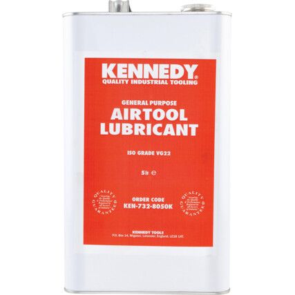 Air Tool Lubricant, Bottle, 5ltr