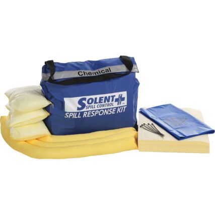 Chemical Spill Kit, 50L Absorbent Capacity Per Kit, 58 x 71 x 15cm, Bag