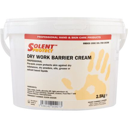 Dry Work Barrier Cream, 2.5kg