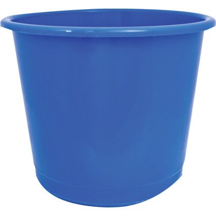 Plastic Blue Waste Bin - 14 Litre