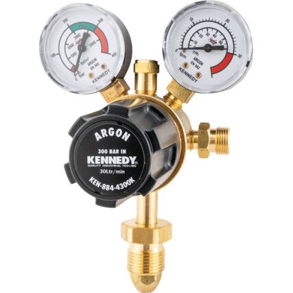 Gas Regulator, Single Stage, 35 lpm Outlet, 300bar Inlet, 5/8in BSP x 3/8in BSP Connection
