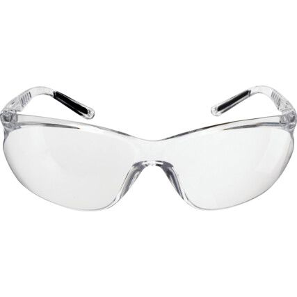 Safety Glasses, Clear Lens, Full-Frame, Clear Frame, High Temperature Resistant/Impact-resistant/UV-resistant