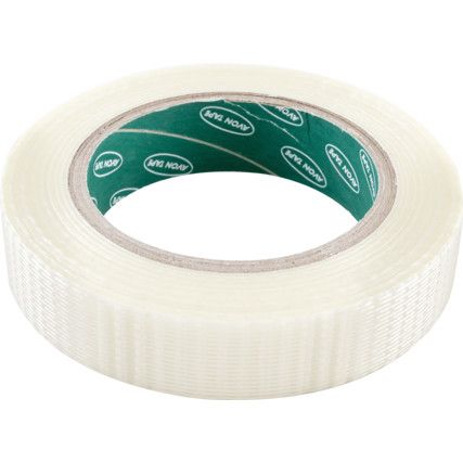 Packaging Tape, Polypropylene, Clear, 25mm x 50m, Pack of 5