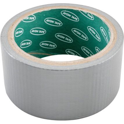 Duct Tape, Polyethylene Coated Cloth, Silver, 50mm x 10m