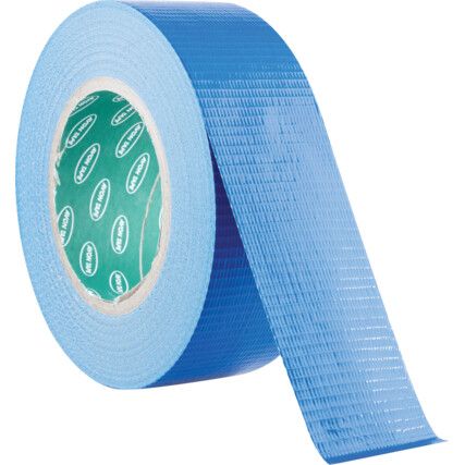 Duct Tape, Waterproof Polyethylene Coated Cloth, Blue, 50mm x 50m