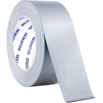 Duct Tape, Polycloth, Silver, 50mm x 50m