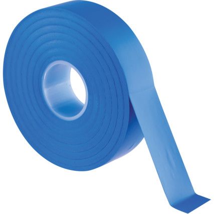 Electrical Tape, PVC, Blue, 19mm x 33m