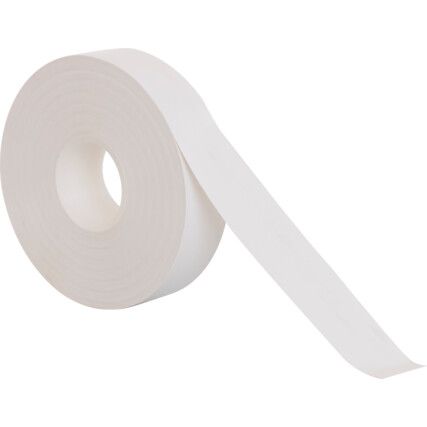 Electrical Tape, PVC, White, 19mm x 33m, Pack of 10
