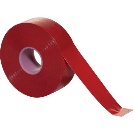 Electrical Tape, PVC, Red, 25mm x 33m, Pack of 5